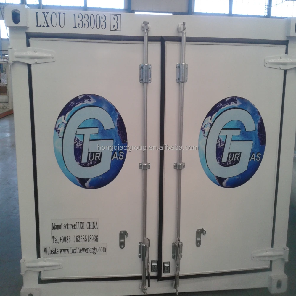 LUXI 10-12Tube 20/40 feet Payload 8420Nm3 Compressed Natural Gas Tube Skid Container