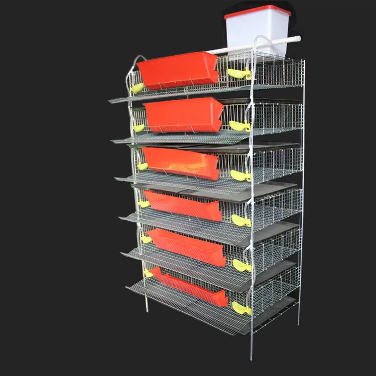 Оцинкованные клетки из проволочной сетки для перепелов