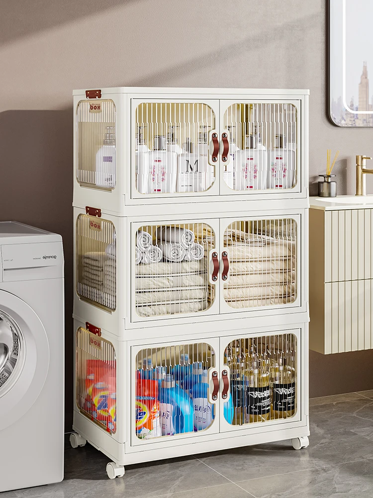 House Use Multi-Layers Folding Stackable Storage Organiser Trunk Toys Clothes Organizer Space Saving Collapsible Storage Box