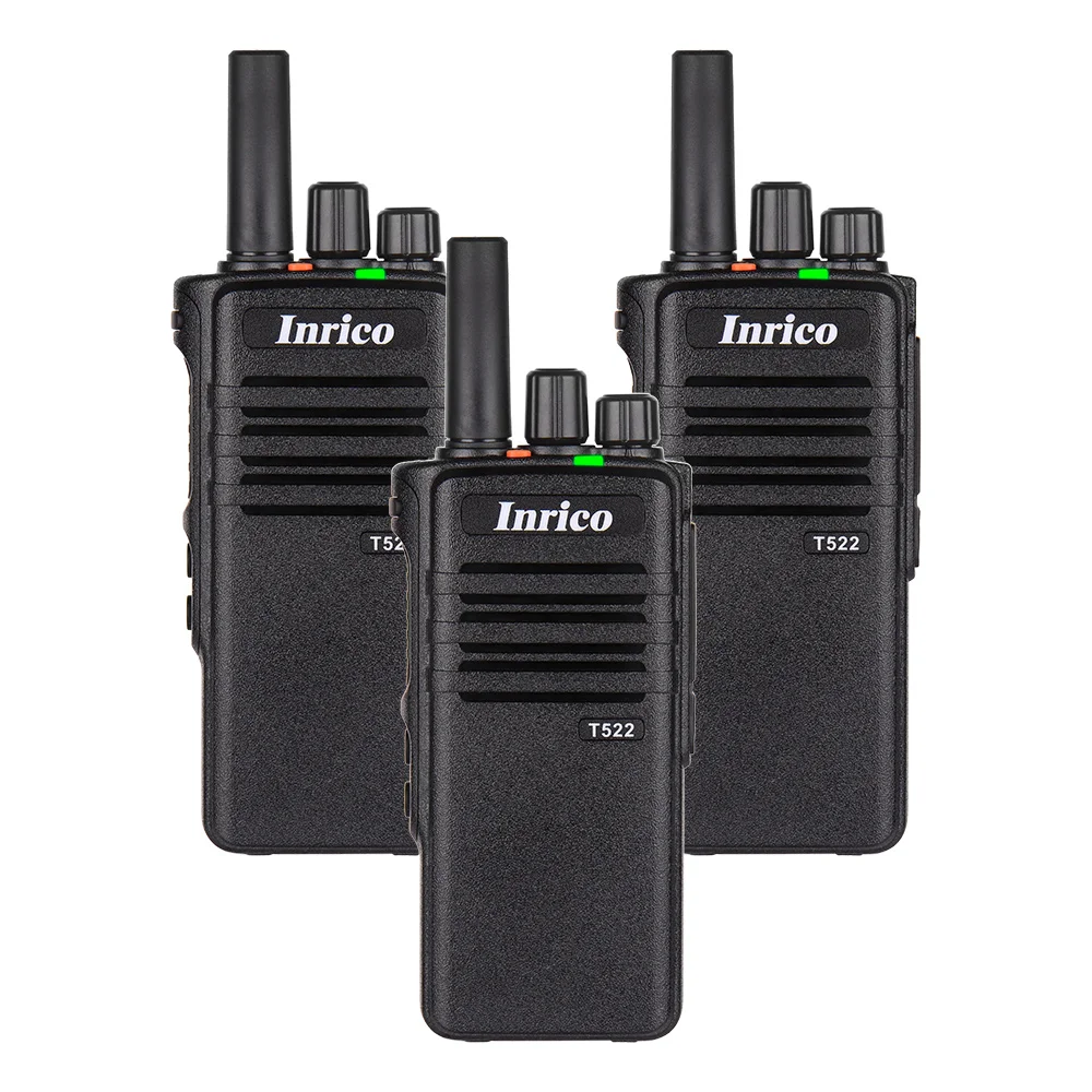 Водонепроницаемая двухсторонняя рация android Inrico T522 4g POC радио для безопасности и полиции