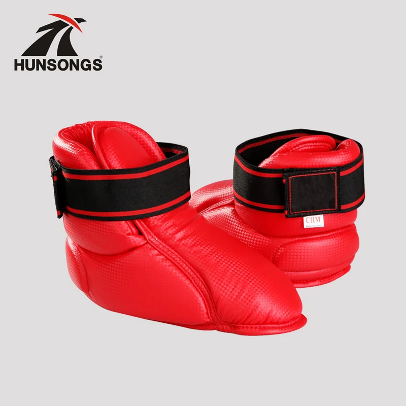 Eco friendly products china itf taekwondo foot protector black for martial arts training