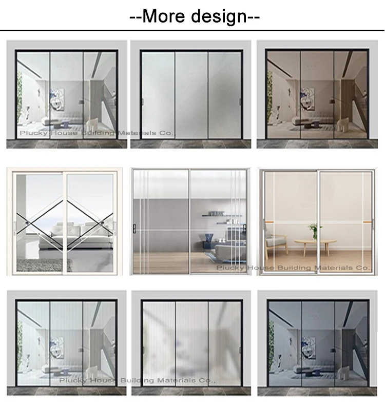 Hot sale frameless aluminum interior glass sliding door shower door