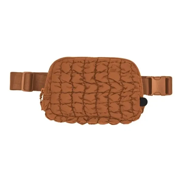 2024 New Arrival Unisex Puffer Fanny Pack Trendy Women Girls Quilted Down Sling Shoulder Crossbody Bag Waist Bag