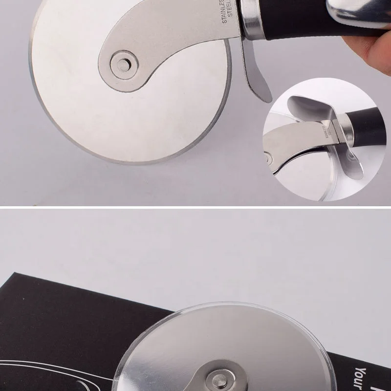 Pizza Cutter Pie Server Turner Set Stainless Steel Cake Cutter Pizza Tart Dessert Slicer Unilateral Serrated Pastry Spatula