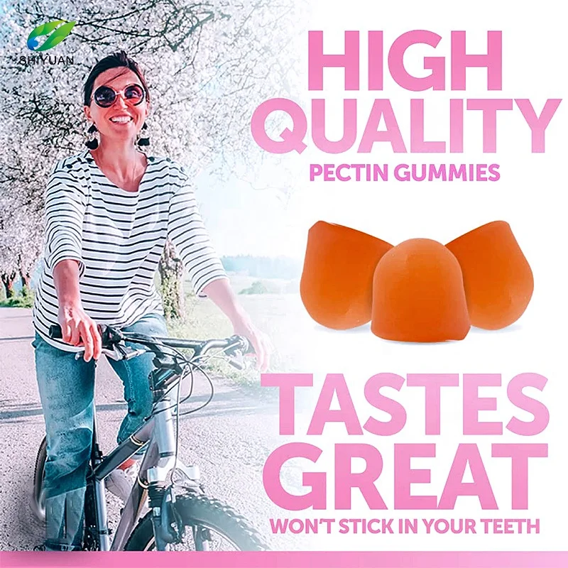 Factory Customized Natural Collagen Soft Candy For Men And Women With Biotin Zinc Vitamin C And E For Anti Aging Hair Growth And