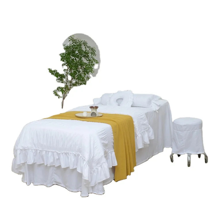 190x80x60 см стандартный спа-салон красоты массажа постельного белья и приятная на ощупь SPA Салоны для полное покрытие с юбкой; Комплект из 4 предметов по индивидуальному
