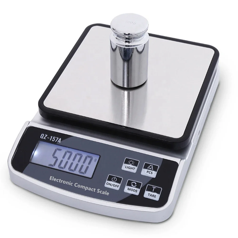 10kg household stainless steel electronic kitchen food scale ingredients baking LCD digital display scale kitchen weight scale