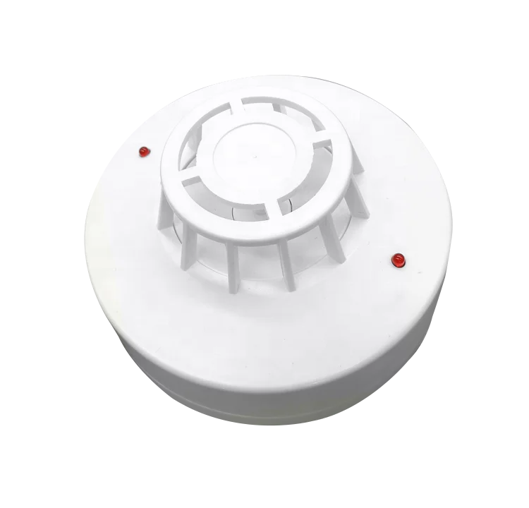 Factory CE Certified Conventional Heat Detector with LED Light Alarm System