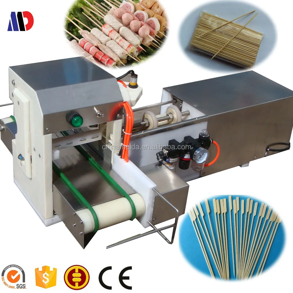 Factory price high quality automatic souvlaki meat skewer machine
