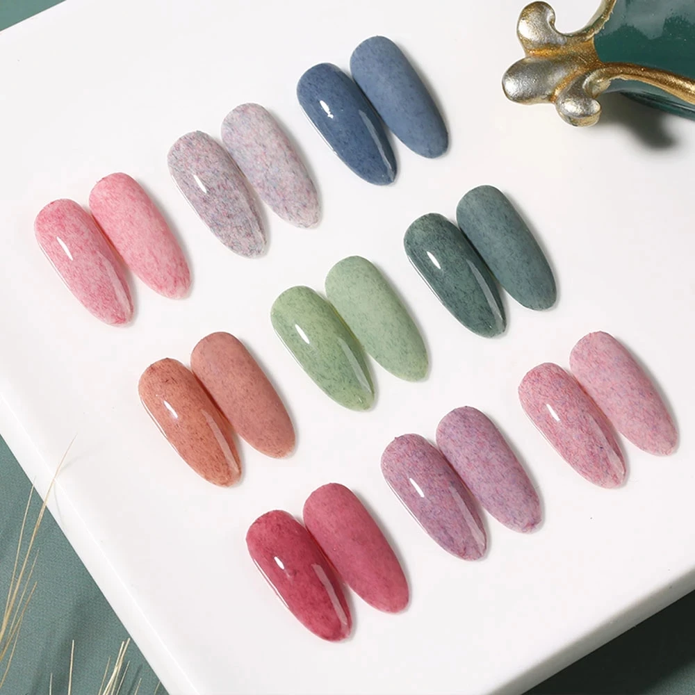 Nail Art Phototherapy Uv Polish Long Lasting 9 Color Solid Color 15ml Nail Gel Polish