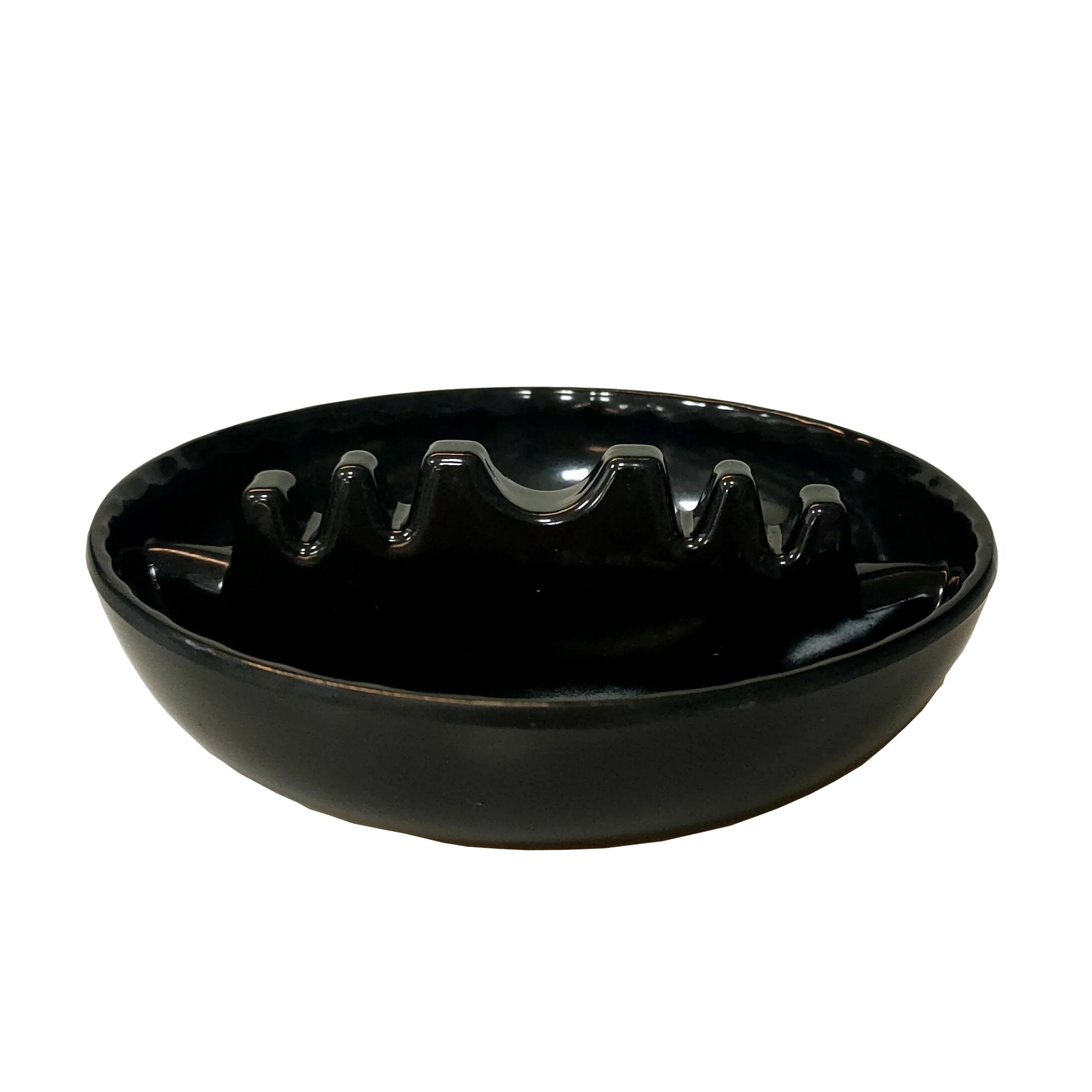 Heat Resistant Customize Cigarettes Ash Tray Round Unbreakable Melamine Ashtray