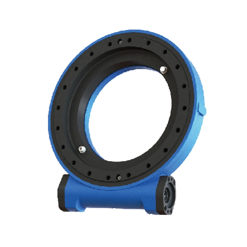 High quality Stock Enclosed housing Helical gear Solar Slewing drive SE9 slewing ring bearing with external tooth