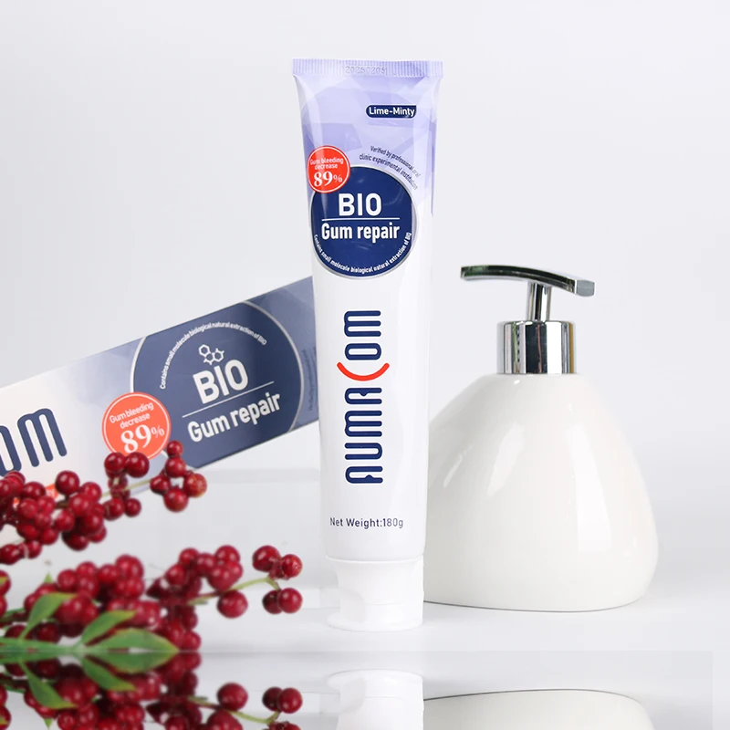 Manufacturer High Quality CE ISO 1/5 Wholesale Private Label Customization 180g BIO Adult Toothpaste