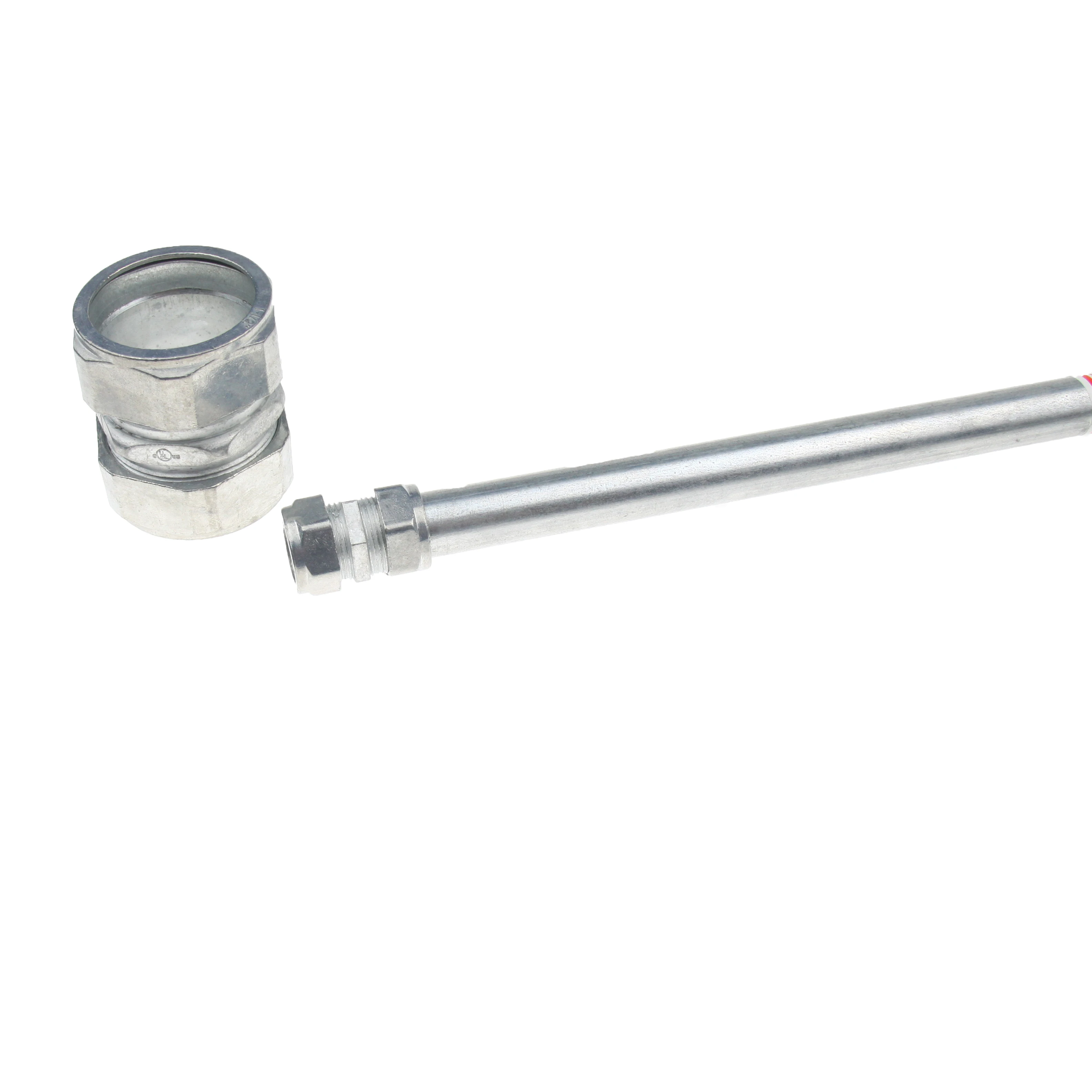 Economic Zinc Die Cast HDPE Pipe Compression Straight Coupling