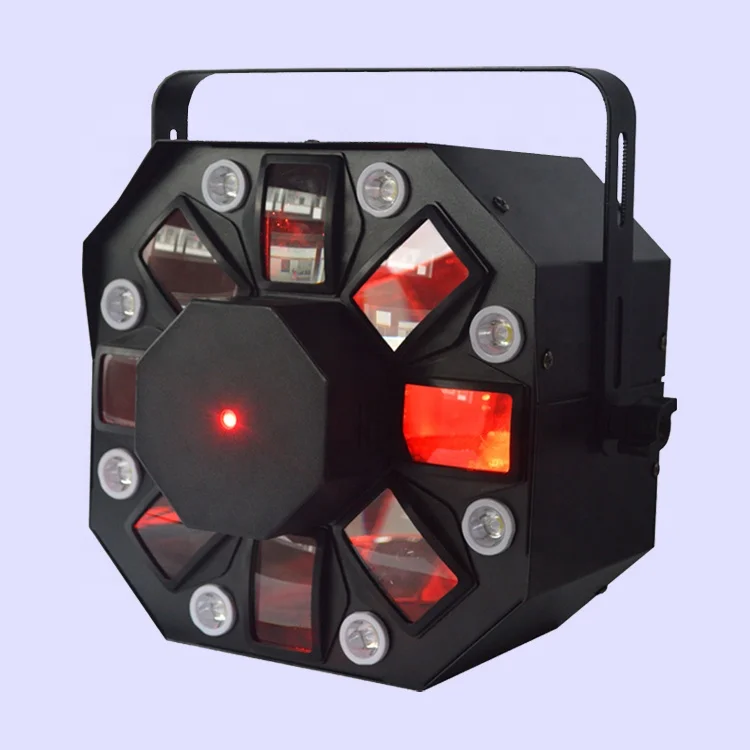 Showtec Dominator 3-в-1 laserflower Строб Pro этап КТВ диско диджей светодиодный лазерный свет