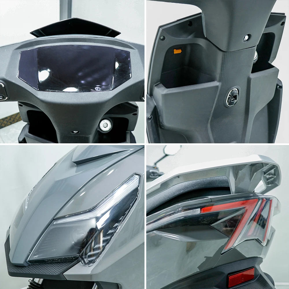 Premium 72V Electric Moped 12 Inch 1500W Motor Max Speed ≤55 Km/h Perfect for Daily Commutes Electric Motorcycle for Adults