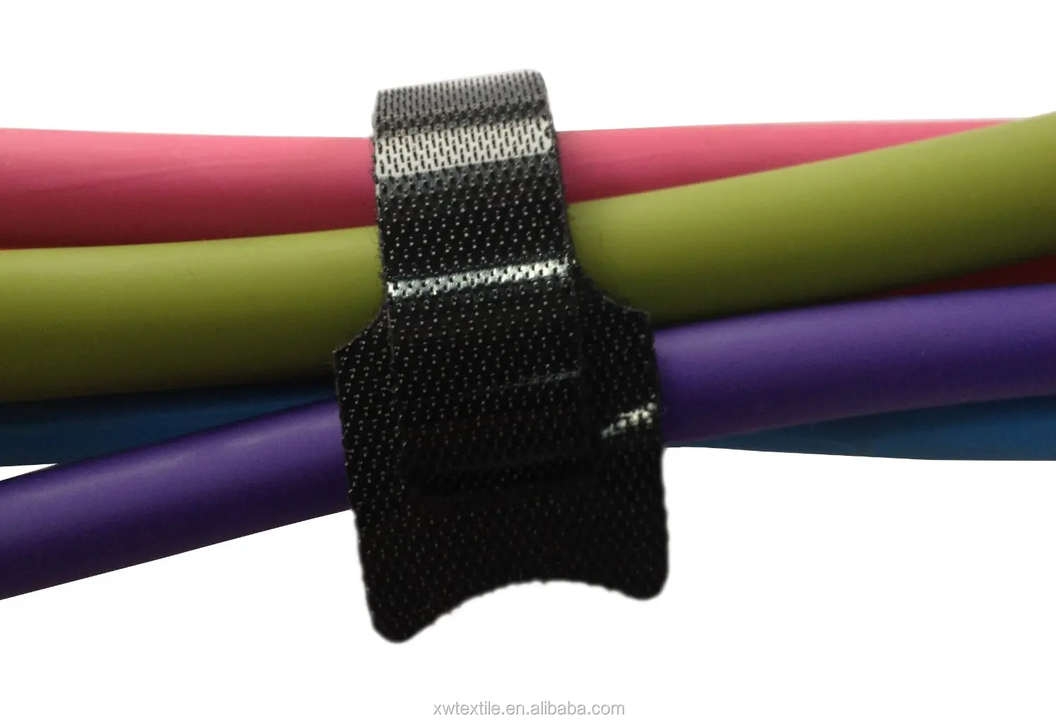 Colorful Custom Polyester Nylon Sustainable Feature and Cable Management Usage Multi-function Hook and Loop Velcroes cable Tie