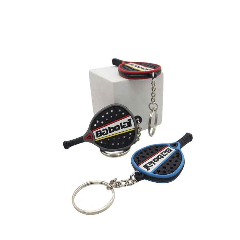 Wsnbwye padel racket overgrips Gift Anime DIY Rubber Key Chain Cute rubber padel shorts men keychain