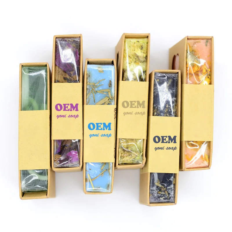  Private Homemade Handmade Label Bulk Marble Steam Flowers Passion Cleaning Organic Yoni Bar