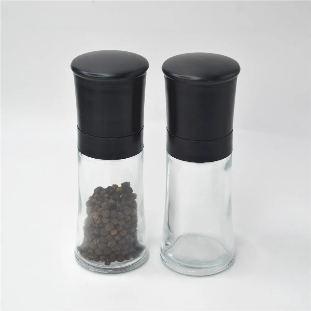 100ml Salt and Pepper Mills with Glass Bottle