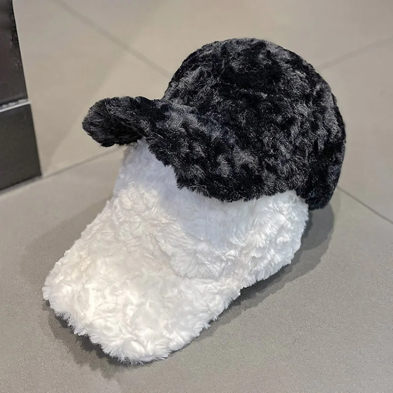Шапка из овечьей шерсти в Корейском стиле Осень-зима простая повседневная Толстая теплая Бейсболка японском