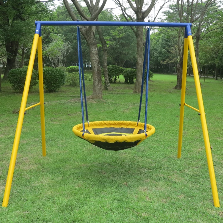 Заводские цены Продажа открытый металлический качели детский набор для легкой сборки