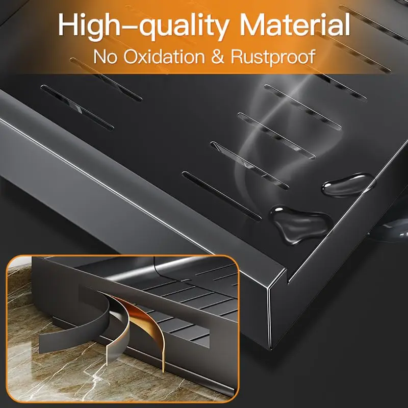 Under Sink Organizer, Heavy Duty Storage and Organization Slide Out Pantry Shelves Sliding Drawer Pantry Shelf for Kitchen