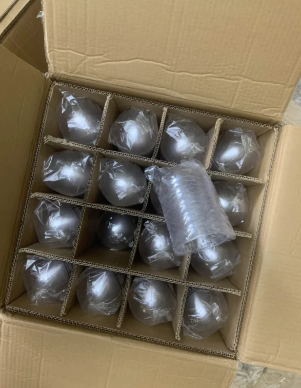 Personalized Hanging Clear Ball Custom Acrylic Plastic Christmas Crystal Xmas High Transparent Ball 2-40cm Ornament