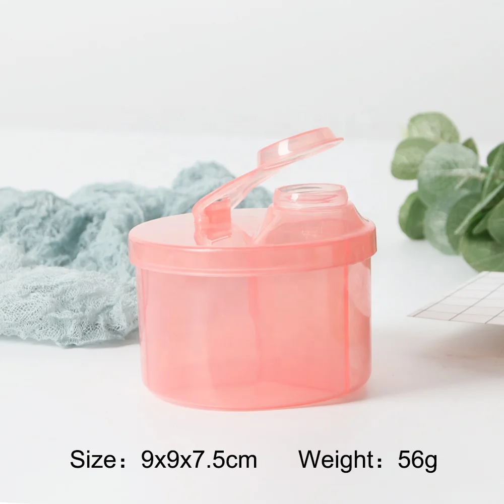Best Supplier Translucent BPA Free Smart Stackable Baby Feeding Travel Storage Container Baby Milk Powder Formula Dispenser