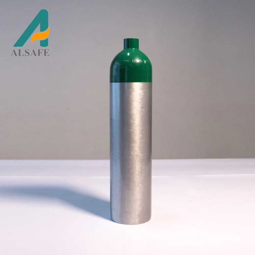 Alsafe high pressure mri COMPATIBLE cylinder D size medical oxygen cylinder