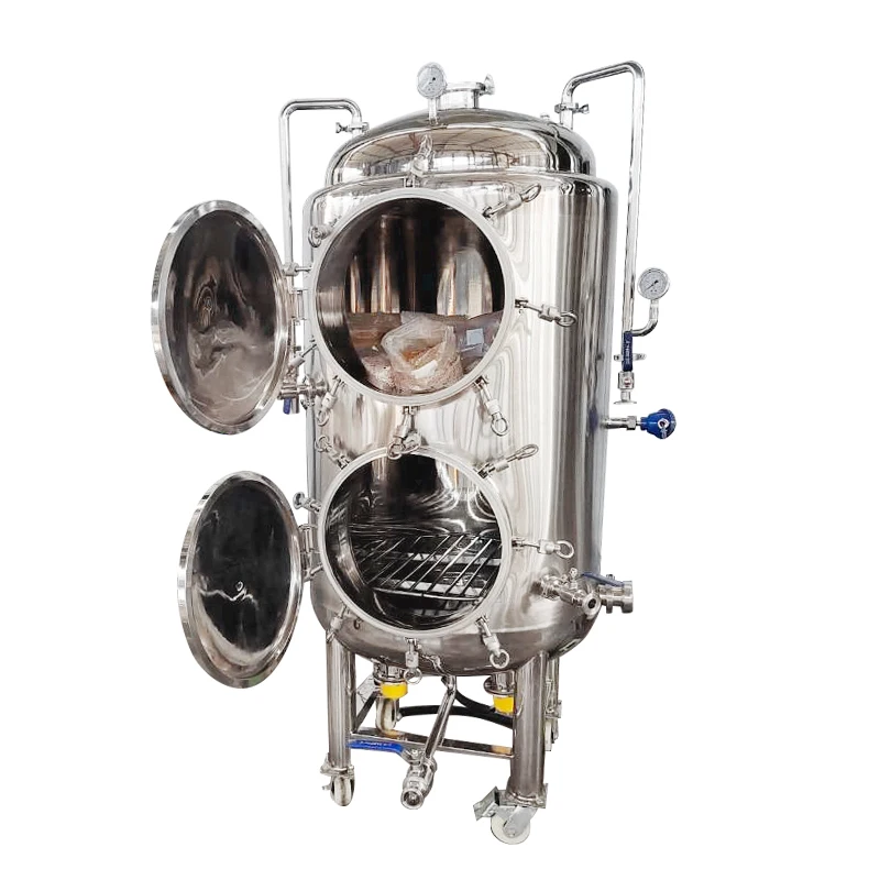 330L myco Double Decker autoclave  prices for substrate and grain