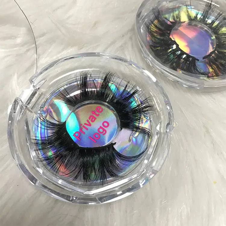 Tray Private Label Mink Eyelashes Vendor 3D 100 Mink Eyelash Strips Wholesale False Eyelashes