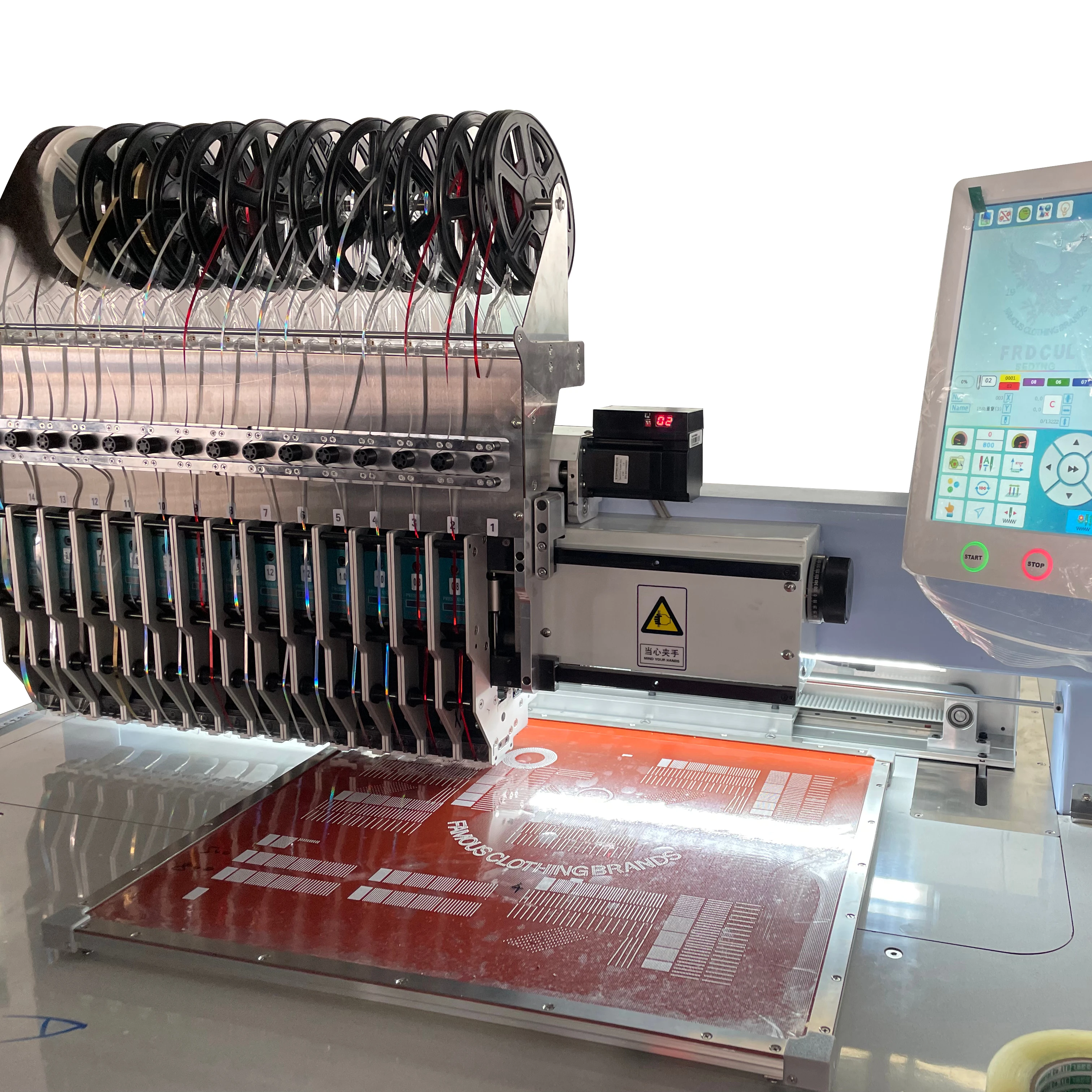 Hot Fix Sequins Punching Machine maquina de bordado Sequin Embroidery machine