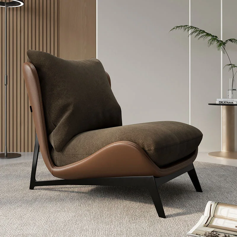 Modern Lazy Sofa Chair Single Sofa Chair Simple Design Balcony Leisure Sofa Bedroom Leisure Chair
