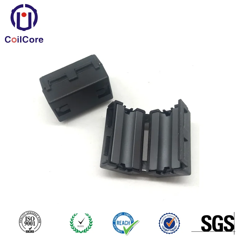 UF65 Dataline Noise Filter Hing Type Ferrite Clip Clamp Cable Magnetic Clip On Core