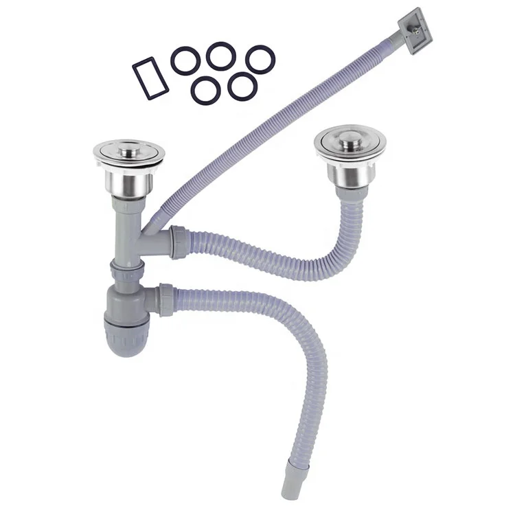 Vietnam hot sale sink with drum siphon drainer stainless steel kitchen accessories