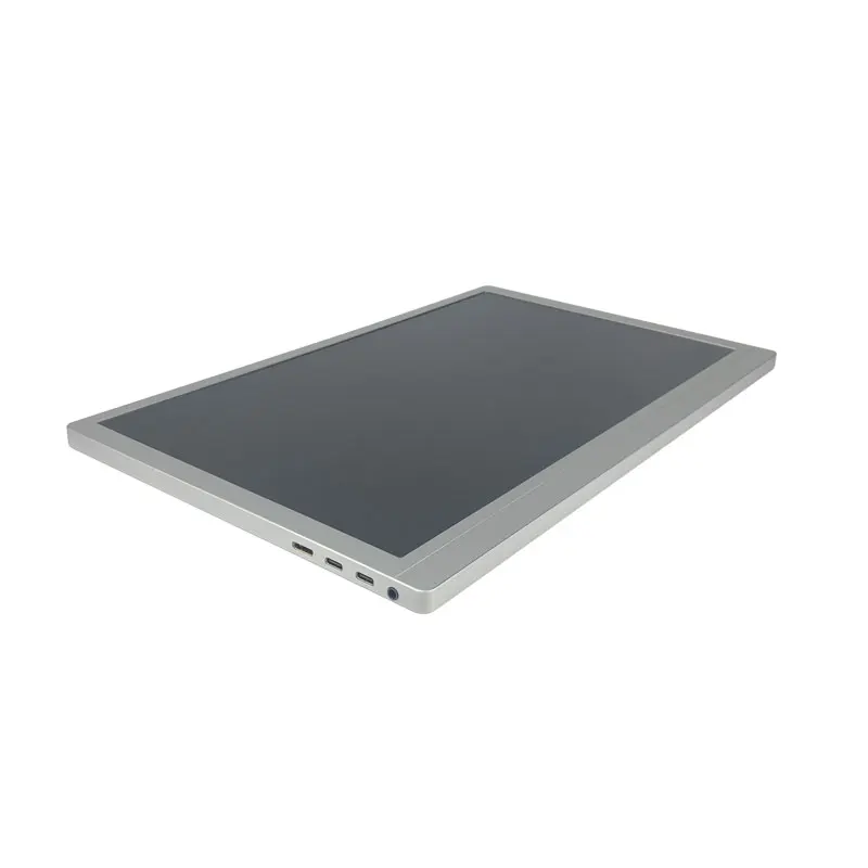 DC battery powered capacitive touch monitor portable monitor 15.6 inch