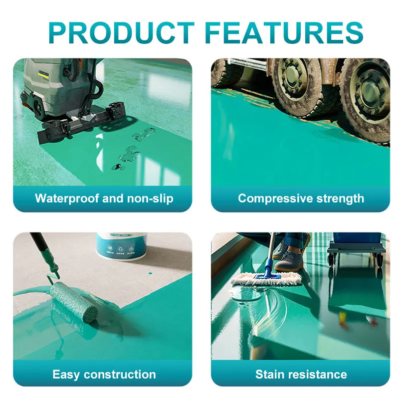 Professional Manufacturer Resin Garage Floor Paint Oil Resistant Garage Floor Paint Matte Garage Floor Paint