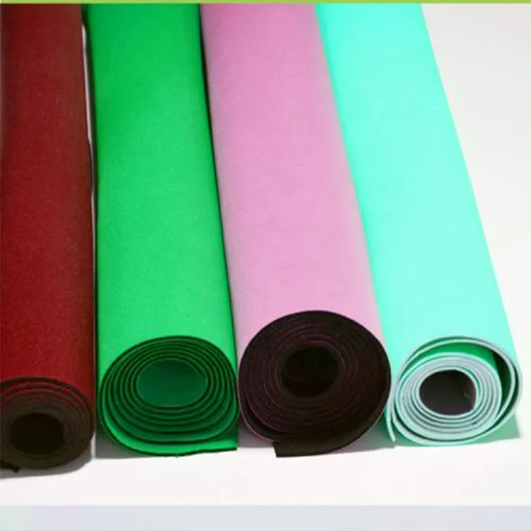 WST  Customers Factory Eco-friendly Recycled Rubber Sheet 3MM 4MM 5MM SBR SCR CR Diving Suit Embossed Neoprene Fabric