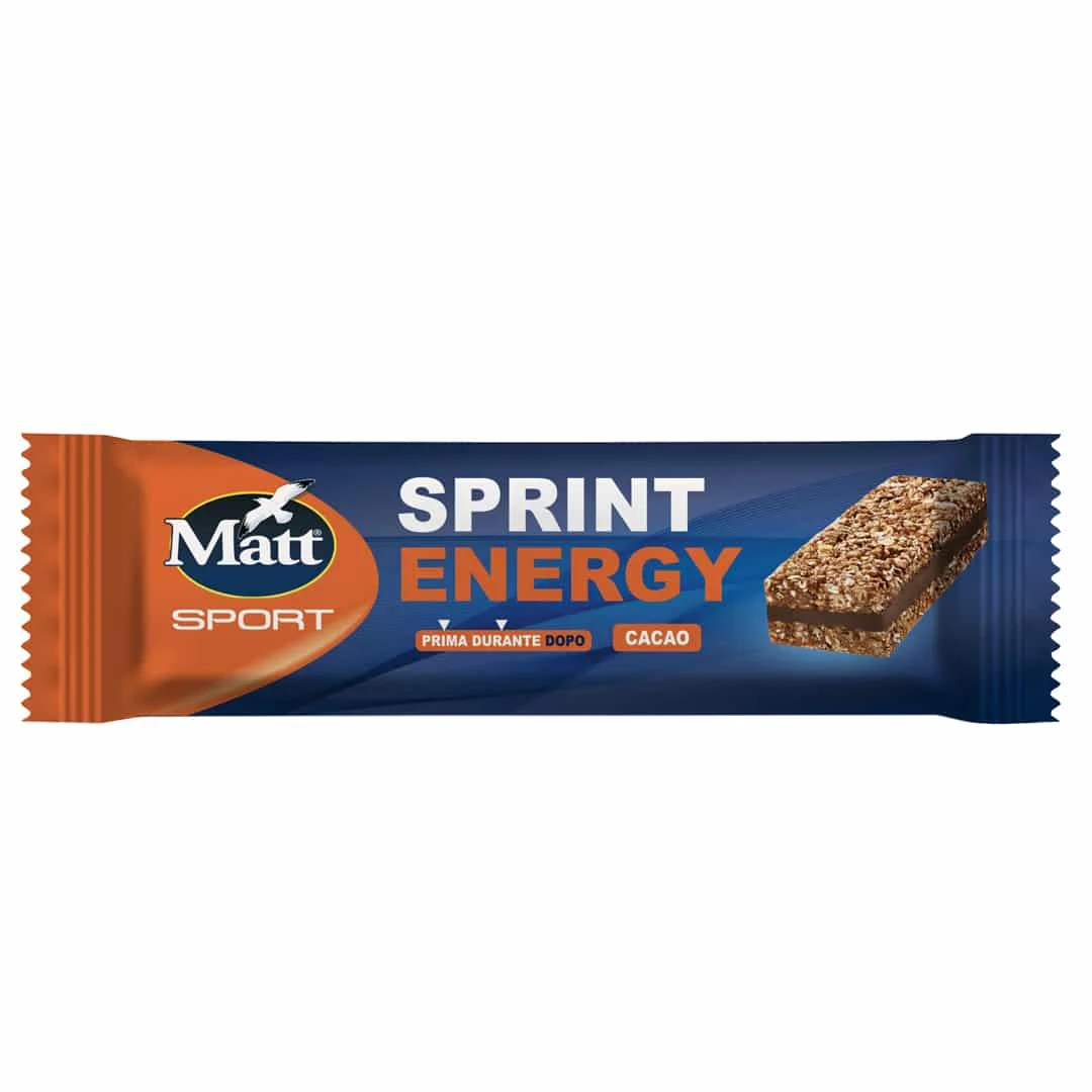 Premium Quality Sprint Energy Cacao Bars 35% Cereals And Highly Skimmed Cocoa 4% Snacks Energy Bar
