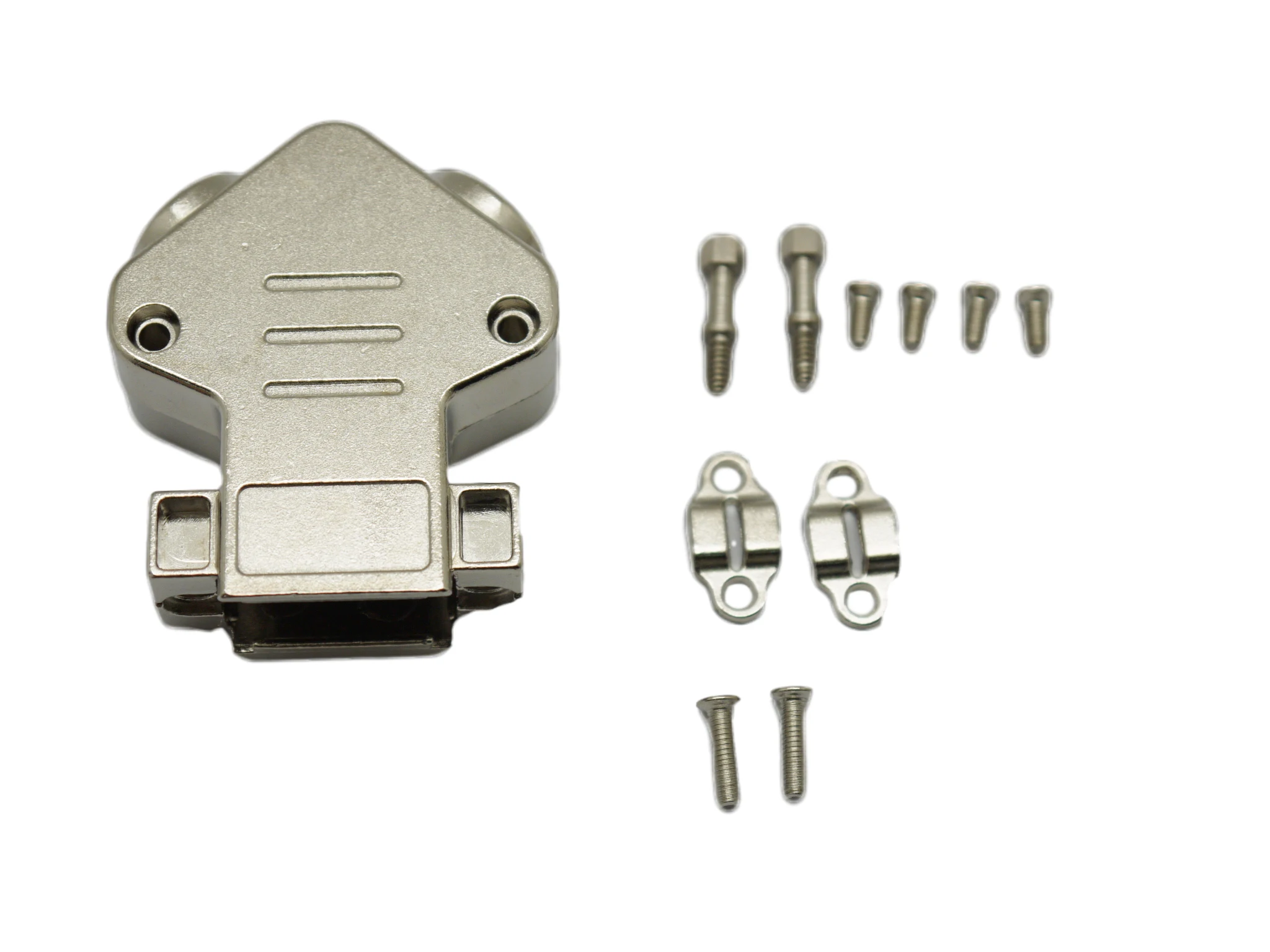 Vga Metal Hoods 9 Pin D-sub Connector Cover 45/75 Degree Cable Outlets