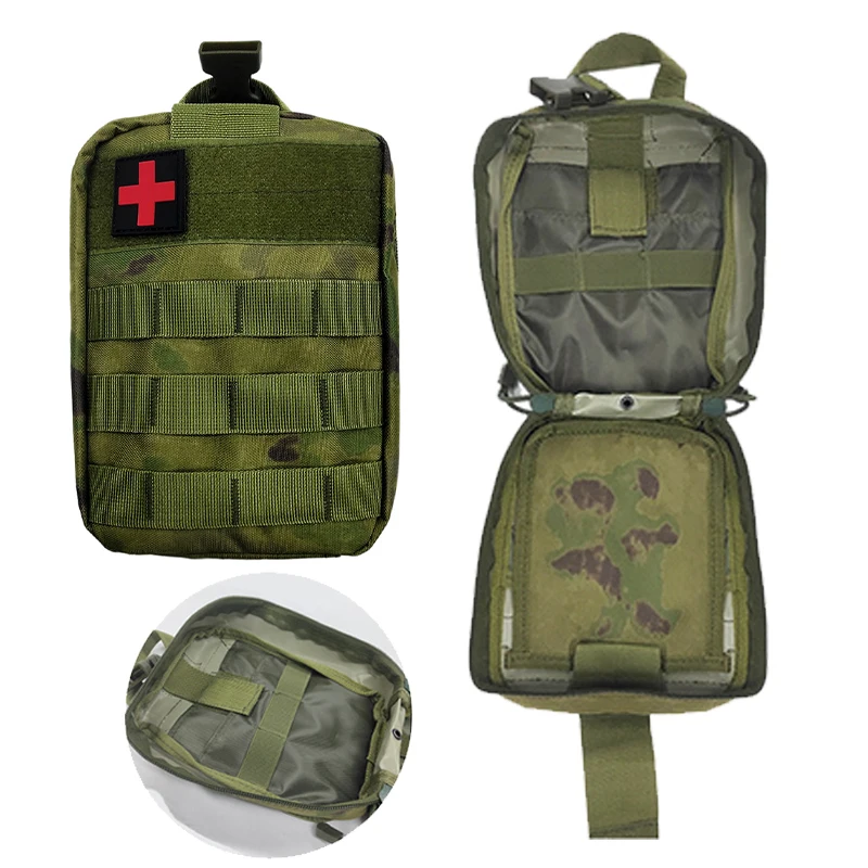 Tactical outdoor medical kit Multifunctional field emergency supplies reserve kit Fire fighting readiness rescue first aid kit