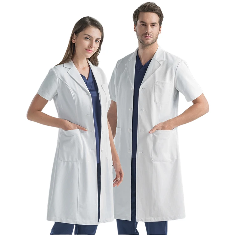 
2021 custom logo breathable uniformes clinicos White long sleeve short sleeve scrubs men women doctor uniform hospital uniforms 
