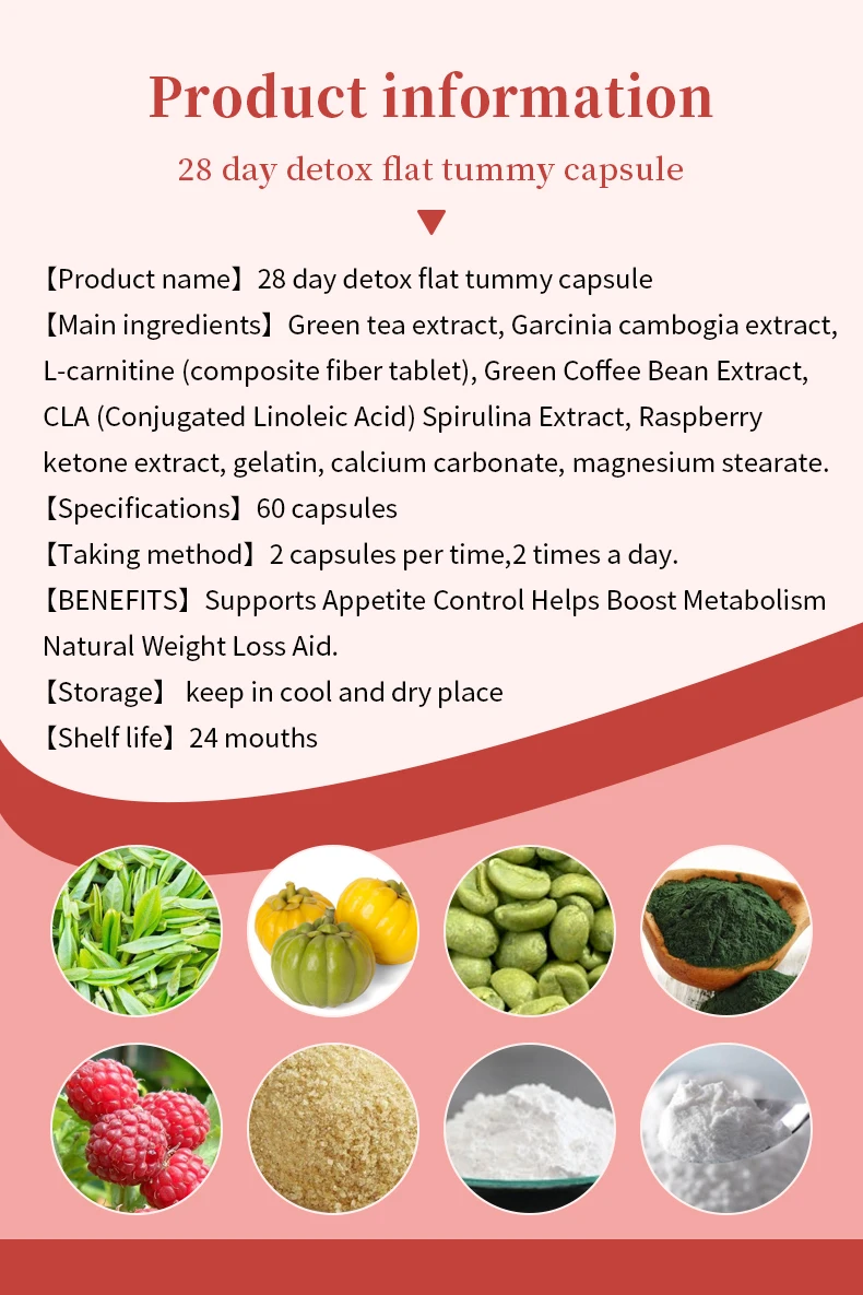 28 days detox flat tummy capsule