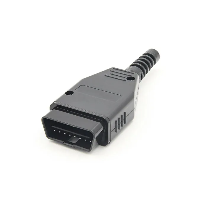 Универсальный 16PIN OBD2 автомобильный Удлинительный кабель разъем J1962 OBD OBDII штекер 1962 DIY Мужской Корпус