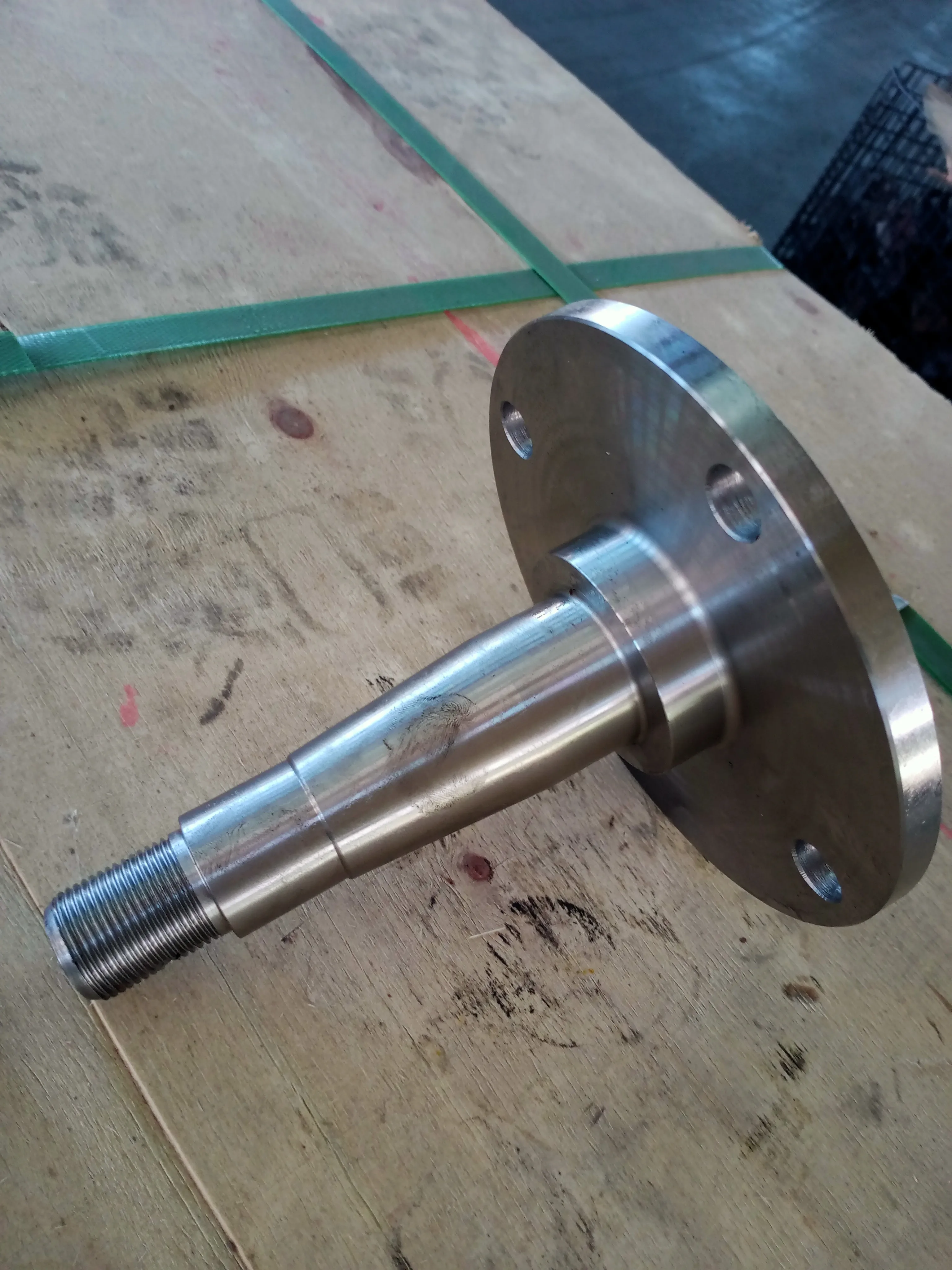 Manufacturer Semi Trailer Steering Axles Straight Spindle For Accessories Parts