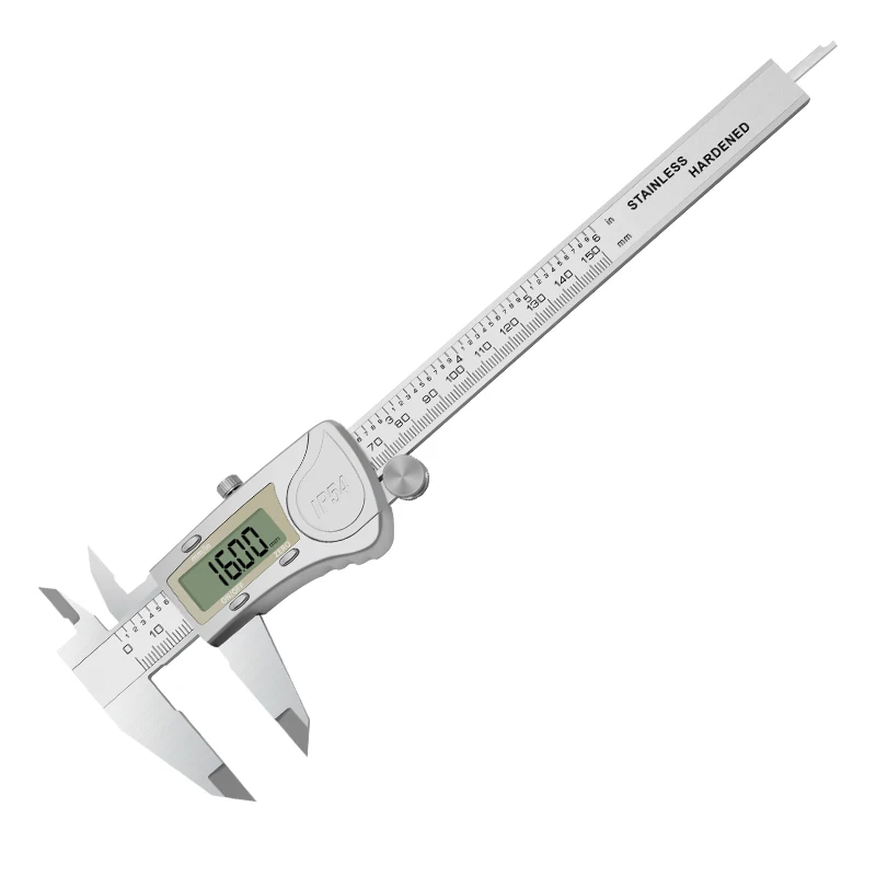 DITRON IP54 150mm 6 inch  High Precision  Electronic Stainless Steel Metal Micrometer Digital Vernier Calipers