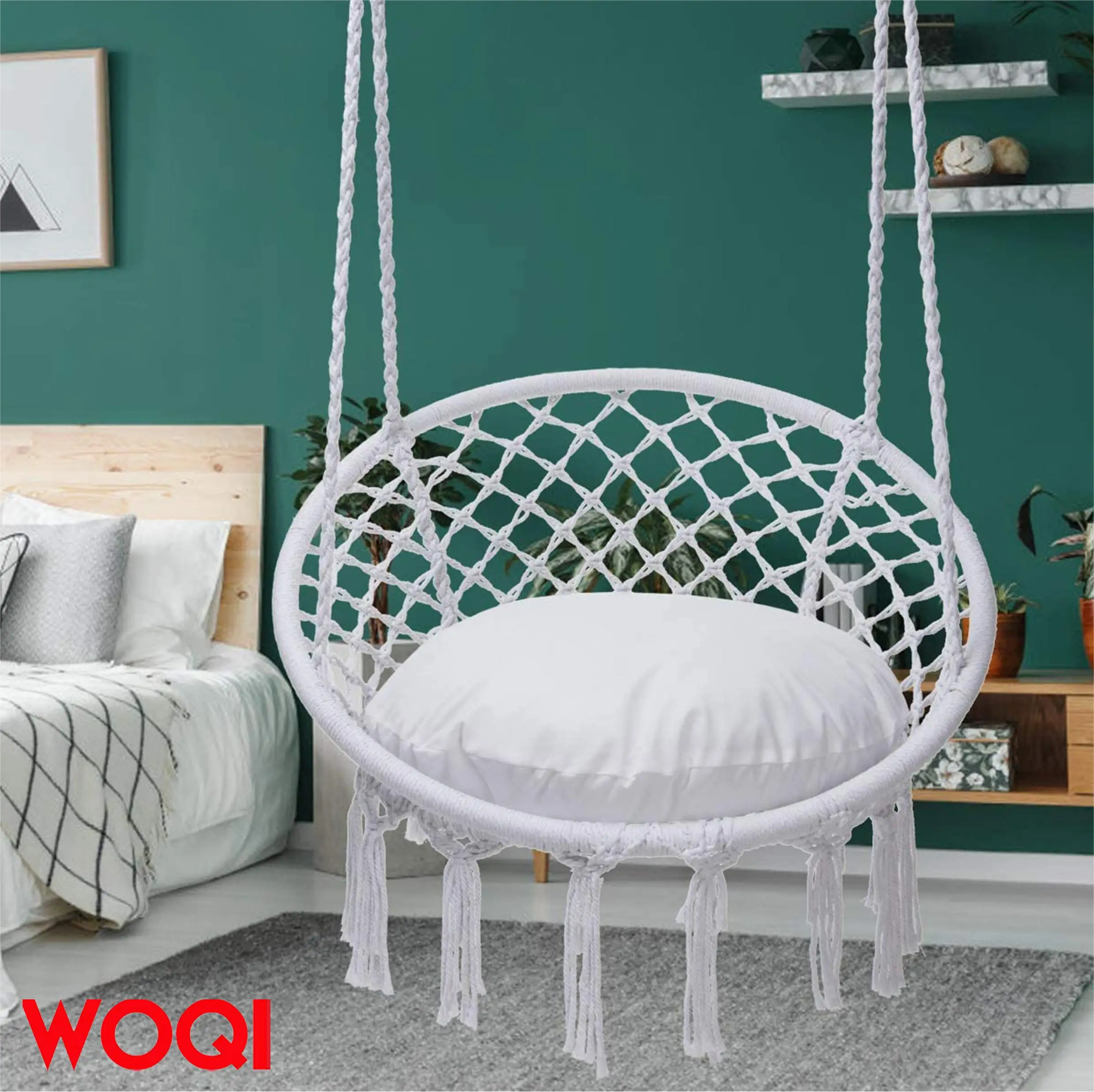 WOQIi паутинное кресло качели оборудование для игры на открытом воздухе быстрая и простая сборка установка