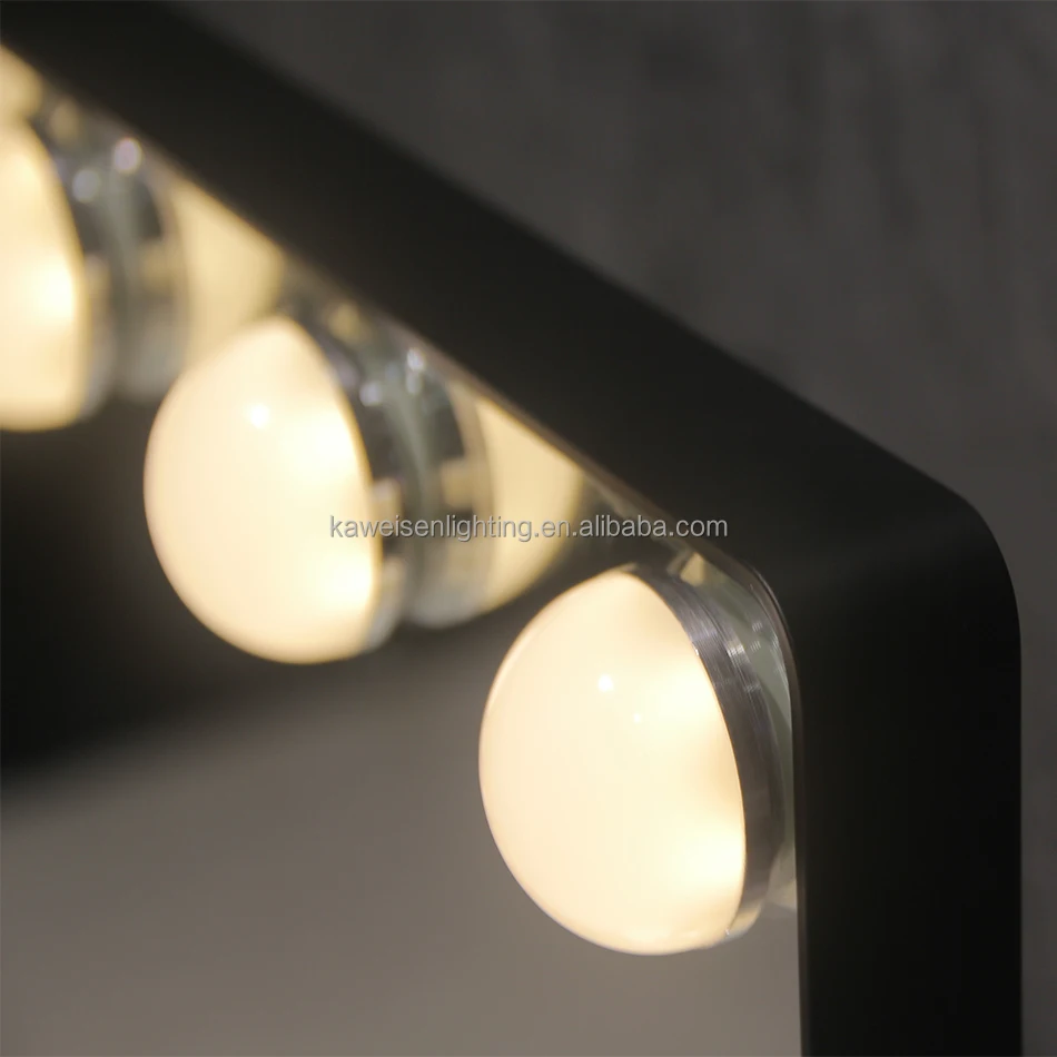 Big Seller Touch Screen Dimmable Hollywood Mirror Vanity Style Table Makeup Table Set With 14 bulb lights dimmable