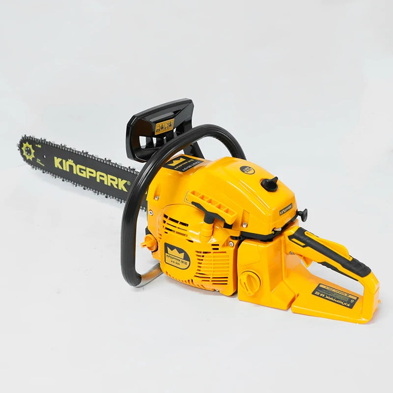 Kingpark New Model Single Cylinder 2-Stroke Wood Saw 58CC Chain Saw 5800 Chainsaw Machine